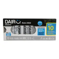 DAIRU - Pilas alcalinas AAA 4Und 1.5V