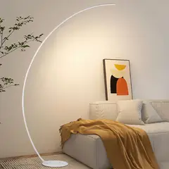 JUST HOME COLLECTION - Lamparas Pie Led Arco 17w Blanco