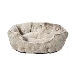 PETIZOOS - Cama Redonda Para Perro 57x52x18 cm Mediana Gris