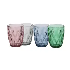 undefined - Vaso Vidrio 280ml Color Surtido