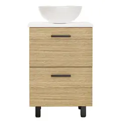 SENSI DACQUA - Mueble de Baño a Piso 50cm Robin Incluye Lavamanos Vessel