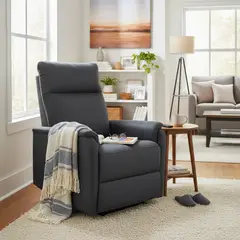 JUST HOME COLLECTION - Silla Reclinable 1 Puesto Viena 67x103x94 cm Gris