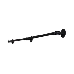 HOLZTEK - Kit Pasamanos Acero Tubo Negro 150Cm