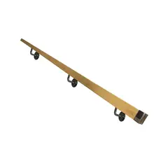 HOLZTEK - Kit Pasamanos Cuadrado Pvc 200Cm Madera