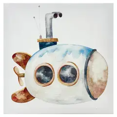 JUST HOME COLLECTION - Cuadro Infantil 30x30 Cm Submarino