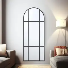 JUST HOME COLLECTION - Espejo Decorativo Marco 60x150 Negro