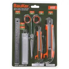 BAUKER - Kit Cutter Y Tijera x 4 Piezas