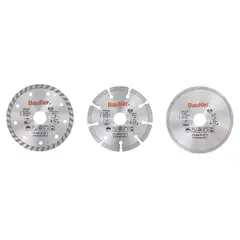 BAUKER - Set 3 Discos Diamantados Bb
