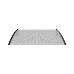 WINDOOR - Alero Café 80x125cm Soporte Negro