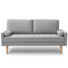 JUST HOME COLLECTION - Sofá 3 Puestos Jazzy 172x88x76 cm Gris