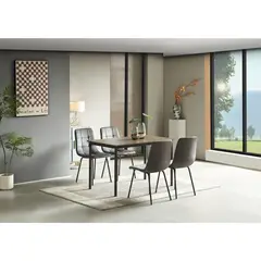 JUST HOME COLLECTION - Juego de Comedor Arty 4 Puestos