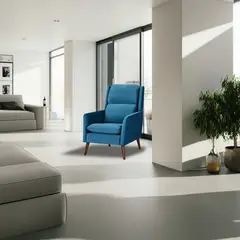 JUST HOME COLLECTION - Poltrona Sitial Orbi Azul