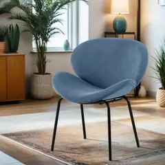 JUST HOME COLLECTION - Poltrona Bogarte Azul
