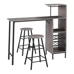 undefined - Set Comedor Bar Taku Cemen 1 Mesa + 2 Sillas