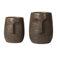 JUST HOME COLLECTION - Maceta Cata Terracota 12.5X15.5 cm