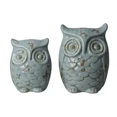 JUST HOME COLLECTION - Buho Decor Azul 14x10.5x17 cm