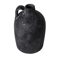 undefined - Jarron Terra Negro 11.5 x 18 cm Just Home Collection