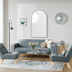 undefined - Espejo Aluminio 55x96 Negro