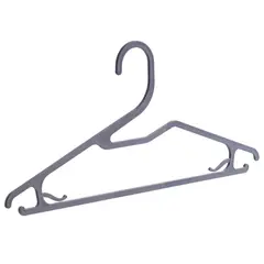 CASA BONITA - Setx10 Colgador de Ropa Gris