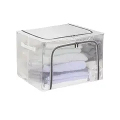 JUST HOME COLLECTION - Organizador de Ropa 40x50x33 cm Transparente