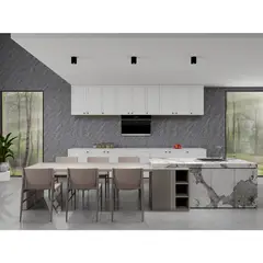 HOLZTEK - Panel Decorativo De Pared Rocko Gris 120x240cm