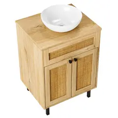 SENSI DACQUA - Mueble Baño A Piso Etna 60x46x97cm Con Lavamanos Vessel