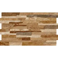 HOLZTEK - Fachaleta Oasis Tulum Café 31x54cm Caja 1.5m2