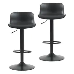 JUST HOME COLLECTION - Set x2 Sillas Bar Mia Gris