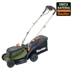 BAUKER - Cortacésped Inalámbrica a Batería 20 Voltios