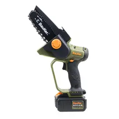 BAUKER - Mini Sierra Inalámbrica A Batería 20 Voltios Espada 12 Pulgadas