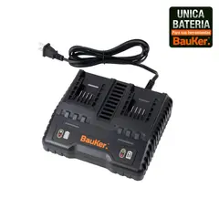 BAUKER - Cargador Doble 2ah 20v