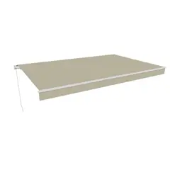 HOLZTEK - Toldo Retractil Control Remoto 3.95x2.5m Crudo