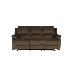 JUST HOME COLLECTION - Silla Reclinable 3 Puestos Atlanta 205x101x95 cm Café