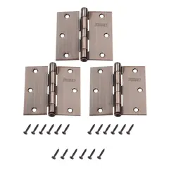 undefined - Pack 3Ud Bisagra 3X3 Bronce Old Fixser