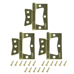 undefined - Pack 3Ud Bisagra 3X3 Bronce Fixser