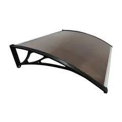 WINDOOR - Alero Policarbonato Cafe 125x100cm Hoggan