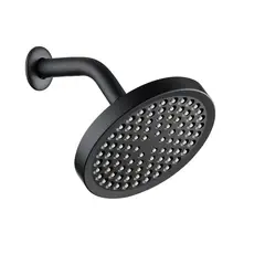 SENSI DACQUA - Regadera Redonda Abs 1f 15 Cm Ng Mat Cn