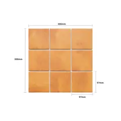 HOLZTEK - Mosaico Porcelanico Vintage Terracota 30x30cm
