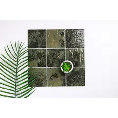 HOLZTEK - Mosaico Porcelanico Piscina Caribe Marron 30x30cm