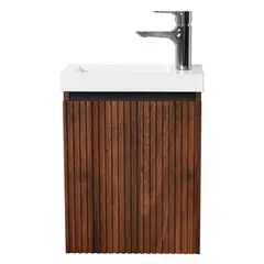 SENSI DACQUA - Mueble de Baño con Lavamanos 40cm Moscu Wengue