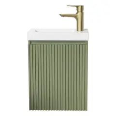 SENSI DACQUA - Mueble de Baño con Lavamanos 40cm Moscu Verde