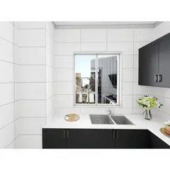 HOLZTEK - Pared Cerámica Blanca Plana Mate 30X60cm Caja 1.8 m2