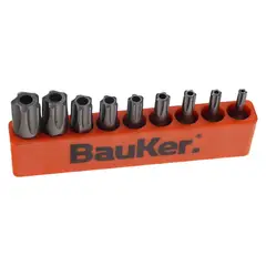BAUKER - Set 9 Torx Seguridad