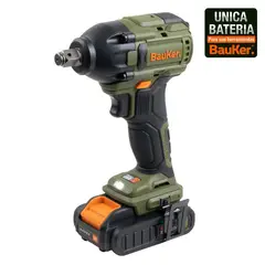 BAUKER - Llave De Impacto ½ Pulgada 20v Brushless Sin Bateria Y Cargador