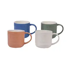 JUST HOME COLLECTION - Mug en Cerámica 340ml 8.3cm Colores Surtidos