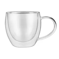 JUST HOME COLLECTION - Taza Vidrio Doble Pared 150ml