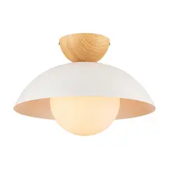 JUST HOME COLLECTION - Lámpara Techo Udine 1 Luz E27 Blanco