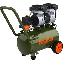 BAUKER - Compresor 24 Litros Silencioso