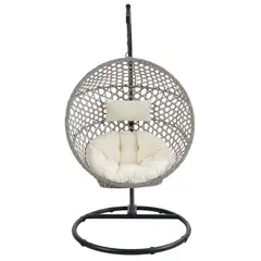 JUST HOME COLLECTION - Sillón Colgante Plegable Gris