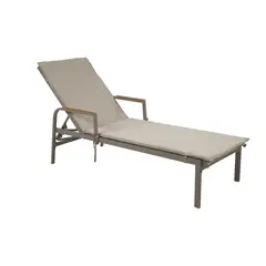 JUST HOME COLLECTION - Asoleadora Metal con Cojin Dubai